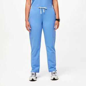 Figs Yola Skinny Scrub Pants™ | XS Petite | Ceil Blue